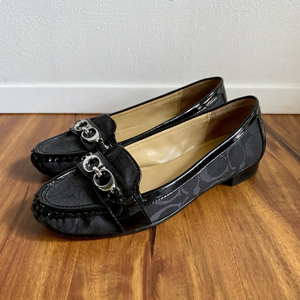 Coach Eloise Patent Leather Loafers